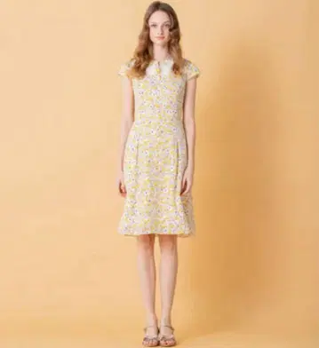 토카 TOCCA 리버티 원단 LIBERTY 코티지 보더 원피스 꽃무늬