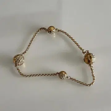 Swarovski 스와로브스키 팔찌 골드 라이트스톤
