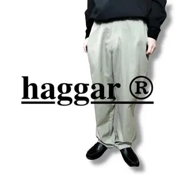 상태 좋음 USA 구제 의류 haggar 노턱 와이드 팬츠 SL1-535