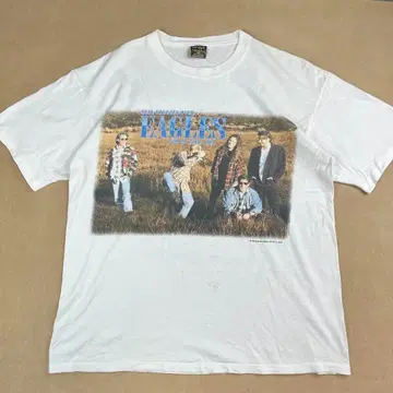 90s EAGLES 티셔츠 월드 투어 1995 빈티지