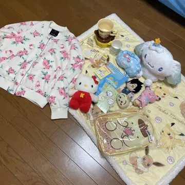 미사용품 묶음 판매 키티 폼폼푸딩 시나몬 포켓몬 외