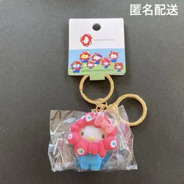 오사카 간사이 박람회 산리오 캐릭터 입체 마스코트 키링 키티