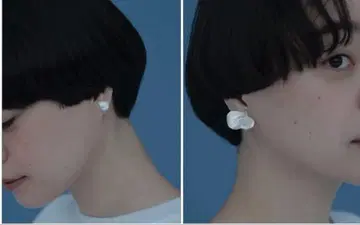 나카무라 나즈키 x Cacco 귀걸이 생각꽃
