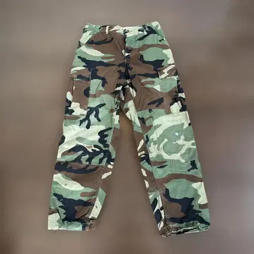 카모플라쥬 카고 팬츠 군용 바지 그린 카모 S x S