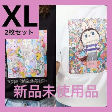 러브브 UT 블랙 화이트 세트 XL