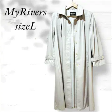 MYRIVERS 스프링 코트 L 사이즈 베이지 빅 봄 트렌치
