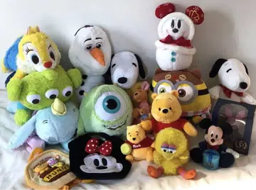 디즈니 봉제 인형 묶음 판매