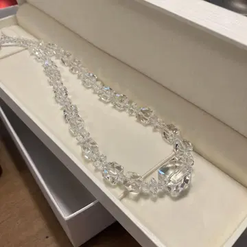행운 수정 목걸이. 41.5cm. 미사용