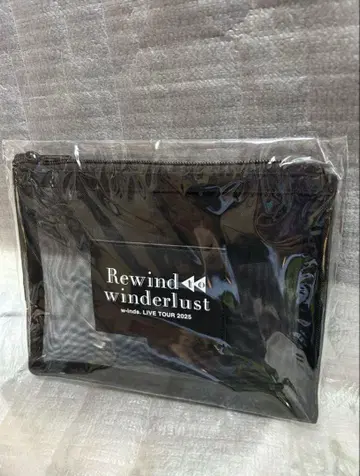 w-inds. 메쉬 파우치와 인스턴트 포토 카드 가챠