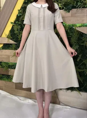 키타무라 화이트 카라 원피스 40
