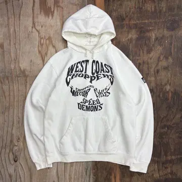 WEST COAST CHOPPERS 풀오버 후드티 스컬 이탈리아제