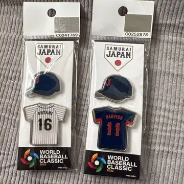 WBC2023 오타니 쇼헤이, 다르빗슈 유 핀 배지 세트