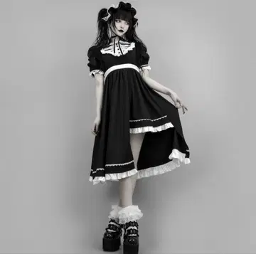 DimMoire 하카나이무쿠라 아지메 원피스 Black
