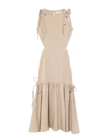 andmary Grenda ribbon long dress