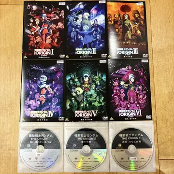 기동전사 건담 THE ORIGIN 전 6권 세트 완결 DVD 애니메이션