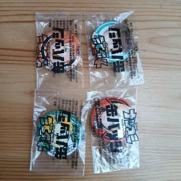 나츠코미 캔뱃지 하이큐!! 4장 세트