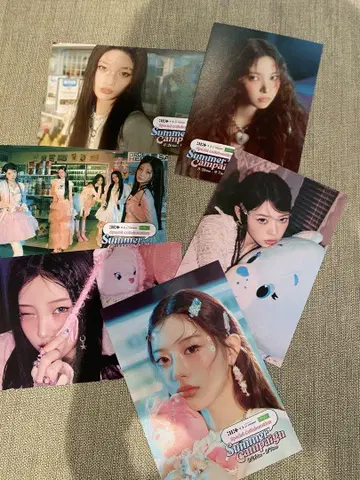 illit 아이릿 라라포트 콜라보 엽서 6장 세트 컴플리트