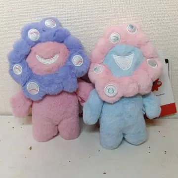 만박 미야쿠미야쿠 파스텔 컬러 봉제 인형 키링 파스텔 핑크