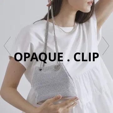 [ OPAQUE.CLIP ] 소재 모듬 샤이니 복조리 미니 숄더백