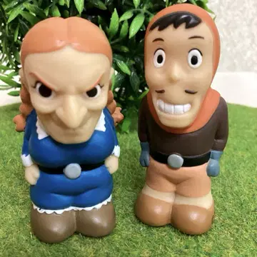 지브리 손가락 인형 피규어 천공의 성 라퓨타 도라 & 루이 입상 인테리어