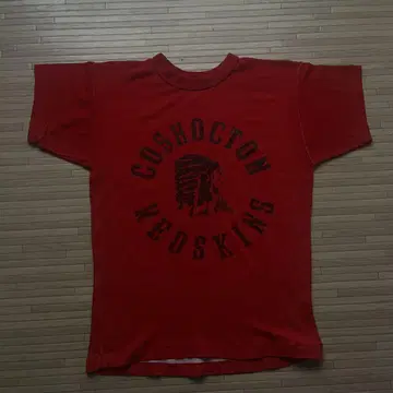 COSHOCTON REDSKINS 티셔츠 빨간색