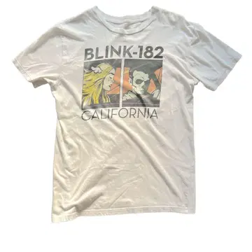 BLINK-182 밴딩T 브링크182 화이트 L CALIFORNIA