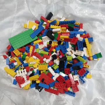 레고 블록 LEGO 파랑 통 내용물만
