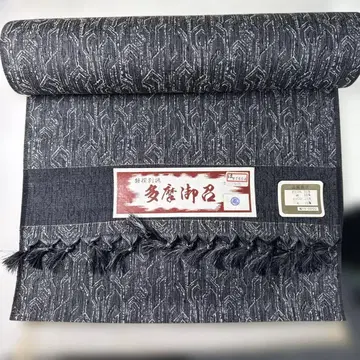 명주 옷감 네이비 기하학 패턴
