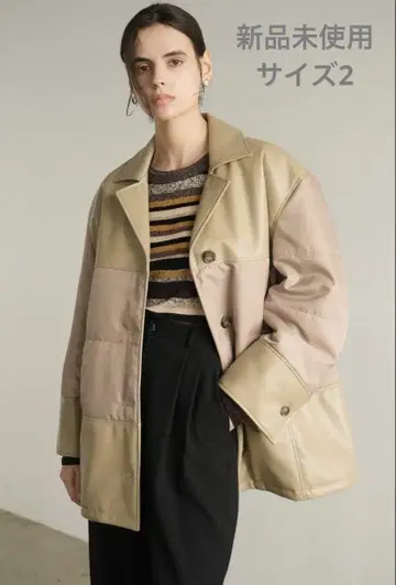 CLANE LEATHER SWITCHING OVER JACKET