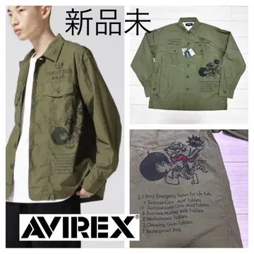 새상품 미개봉 AVIREX 유틸리티 밀리터리 셔츠 톰캣터 2XL