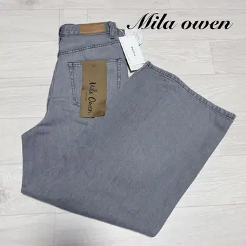 [ 미사용 ] Mila owen 하이웨스트 플레어 데님 팬츠
