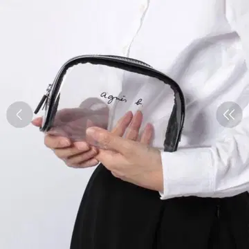 agnes b. 에네스베 클리어 파우치 파우치 새상품