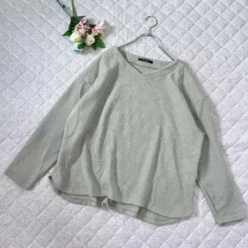 악체 [ 3L ] V넥 긴팔 티셔츠 오버 사이즈 풀오버 겨울 상품