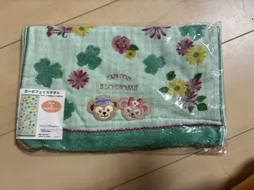 새상품 디즈니 리조트 더피 거즈 페이스 타월