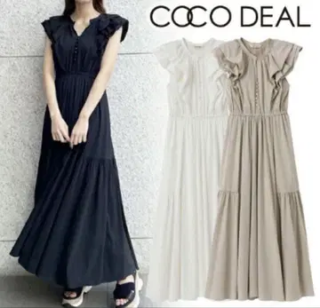 COCODEAL 코코딜 프릴 슬리브 티어드 원피스 2