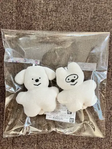haruchan 봉제 인형 마스코트 강아지 너구리 세트