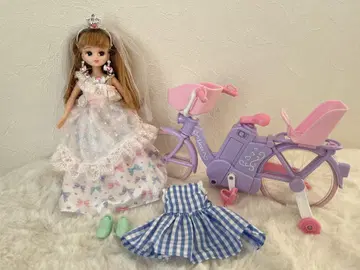 리카짱 인형 본체 드레스 자전거 포함 인형 놀이