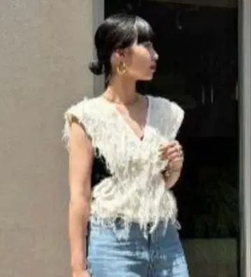 leinwande Fringe Jacquard Top