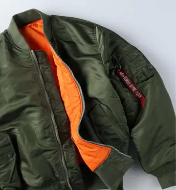 올리브 그린 MA-1 봄버 자켓