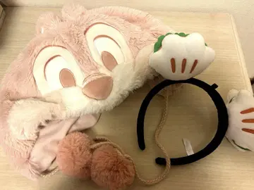 디즈니 칩과 데일 팬캡 (칩) 햄버거 머리띠