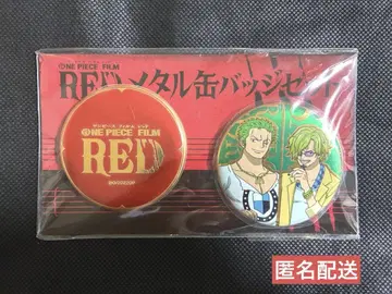 원피스 필름RED 메탈 캔뱃지 세트 조로 상디