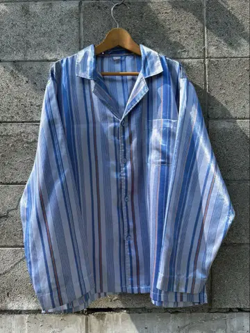 80's 파자마 셔츠 MADE IN USA