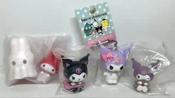 산리오 PVC 피규어 쿠로미 & 쿠로미 피규어 2개 마이멜로디