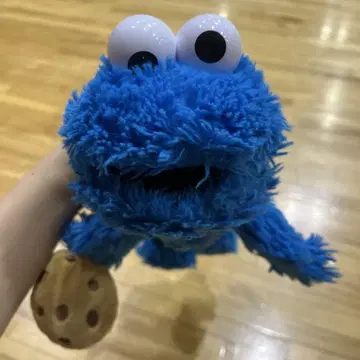 SESAME STREET 쿠키 몬스터 피규어 파우치, 펜 케이스