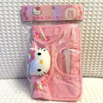 미사용 헬로키티 타월 스토커 카오하나 헤이세이 레트로 레트로 키티