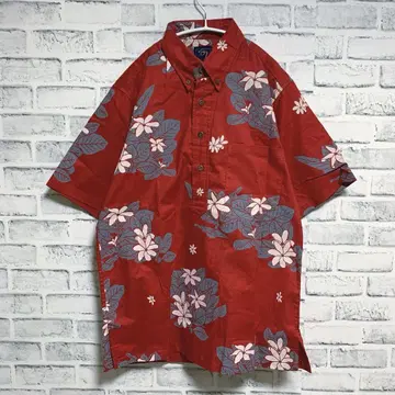 [시그제인] HILO HAWAI'I 꽃무늬 남성용 알로하 셔츠