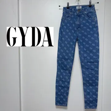 [ GYDA ] 제이다 GG PATTERN 스키니 데님 청바지