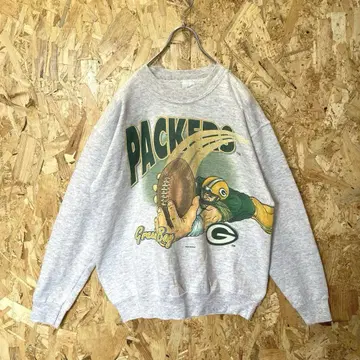 레어 vintage USA제 packers 양면 프린트 맨투맨