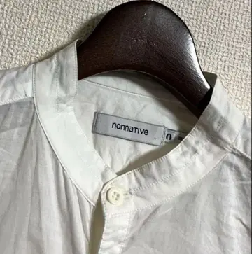 nonnative PILGRIM PULLOVER LONG SHIRT