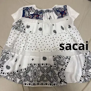 sacai 백 플레어 T셔츠 사이즈 1